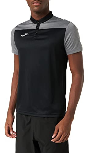 Joma Combi Poloshirt, für Herren. XXXL Schwarz/Grau