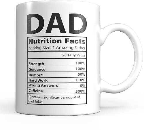 Light Autumn Taza de papá, de la hija - Taza de cerámica única para padres, regalo de cumpleaños, de Navidad y Día del Padre - 325ml