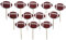 No Huddle Cupcake Topper American Football Deko 16er und 24er Sets Superbowl (American Football 24er-Pack)