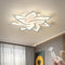 Oninio LED Deckenleuchte, Deckenleuchte Dimmbar, Moderne Deckenleuchte mit Fernbedienung, Metall Blumenform Deckenlampe für Wohnzimmer Schlafzimmer Küche 70W