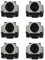 Create idea 6PCS L R Button Micro Switches Left Right Tactile Bumper Button Press Microswitches Compatible with Switch 2DS 3DS XL Joystick Controller Replacement Parts