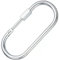 Quick Link Locking Carabiner Clip Big Oval Shape Large Tow Chain Quick Links Rope Connector 6 Inch M10 for Trailer Swing Hammocks Cable Camping