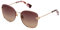 Furla Damen Sfu457n Sonnenbrille, Glänzendes Roségold, mit Col.Parts, 56