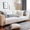 WYJHNLBEDC Sofa/Couch Überzug/Überwurf, Warmer Super Weicher Plush Sofabezug für L Form/U Form/Ecksofa 3/2/1 Sitzer, Sofaschutz Hund Kratzschutz Katze Weiß