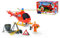 Simba - Sam Le Pompier - Hélicoptère Wallaby 1 - Fonctions Sonores et Lumineuses - 1 Figurine + Accessoires Inclus - Piles Incluses - Dès 3 Ans - 109251002038 Rouge