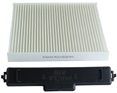 68406048AA Cabin Air Filter & Cabin Filter Access Door Compatible with Dodge Ram 1500 2500 3500 4500 5500, J-eep, Chrysler Replace 68052292AA 68318365AA 5058693AA Cabin Air Filter Retrofit Kit…