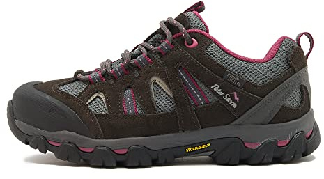 Peter Storm Arnside II Women's Waterproof Walking Shoes with StormGrip Outsole, Women's Hiking Shoes (Grey, UK Footwear Size System, Adult, Women, Numeric, Medium, 7)