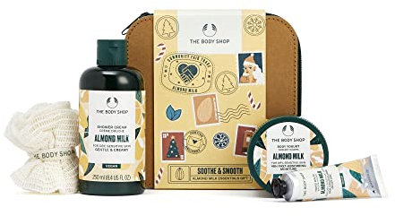 The Body Shop Smoothe & Smooth Almond Milk Essential 4-Pieces Gift