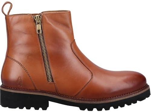 Hush Puppies Women's Grace Zip Ankle Boot, Tan, 5 UK