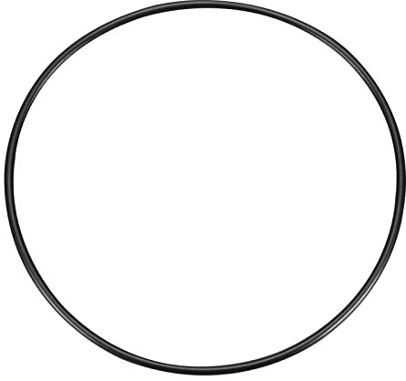 QUARKZMAN 1 Stück Nitrilgummi O-Ring Runde Nitrilring 200mm x 190mm x 5mm für Wasserhahn Klempner Reparatur Dichtung Verbindung, Schwarz