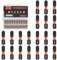 BAIDETS Pro PZ3 Bit-Sortiment - Schraubendreher Bits Set 20 Stück, 25mm Länge, Schrauber-Bit, 1/4 Sechskantschaft, mit Spender-Box