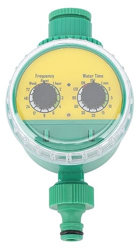 Tnfeeon Temporizador de Riego, G3/4 Temporizador de Agua Programable Jardín Exterior Manguera Función Temporizador con Sistema de Riego Automático Sistema de Temporizador de Riego