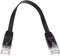 cablecc Cable de red Cat 6 RJ45 UTP, cable Ethernet plano ultra delgado, cable de conexión trenzado para enrutador portátil de 20 cm