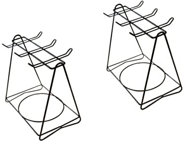 HEMOTON Lot De 2 Porte-tasses À Café En Acier Inoxydable Capacité De 6 Tasses Support De Cuisine Pour Tasses Plats Rangement Organisé Et Peu Encombrant