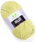 MeriWoolArt Chenille Garn zum Stricken und Häkeln Olivgrün - 100 g und 120 m Samt-Wolle - 100% Flauschige Polyester Strickgarn für Amigurumi Kissen Decken weiche Kleidung Geschenke