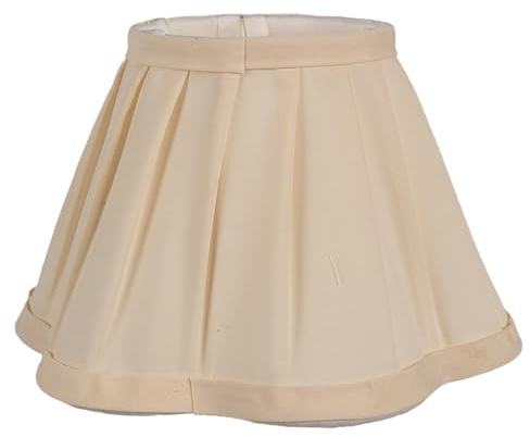 Clayre & Eef Lampenschirm 20x13 cm Beige Baumwolle Stofflampenschirm