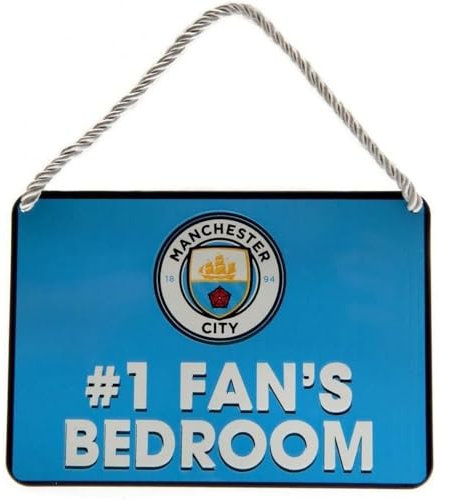 Manchester City FC No.1 Fans Bedroom Sign