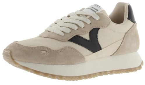 victoria Sneaker Viento 1157107 | Nylon & Kontrast & Passende Veloursleder-Einsätze & Profilierte Sohle für Damen