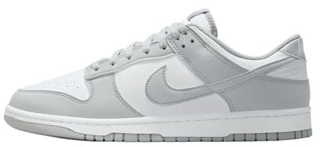 NIKE Herren Dunk Low Retro Sneaker, White Lt Smoke Grey White, 44 EU