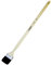 sopomarkt24 Malerpinsel 75mm Holzstiel 82,5cm – Farbpinsel für Fassaden, Heizkörper und Wände, Schwarze Naturborsten, Unlackierter Pappel-Weichholz-Stiel, Aufhängeloch, Metallring