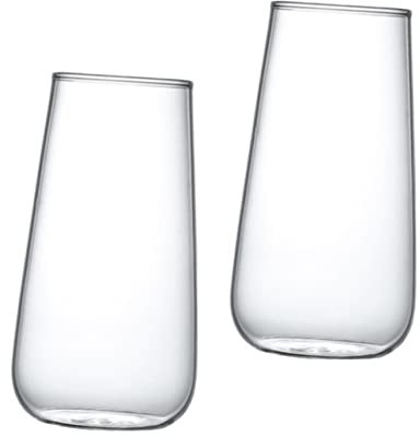 OKUMEYR 2-teiliger Haushaltsmilchbecher Aus Glas Kaffeetasse Multifunktionswasserglas Für Zuhause Und Büro