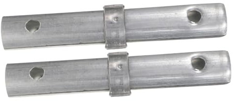 Veemoon 2stücke Gerüst Kupplung Pin Stahl Heavy Duty Pleuel Gerüst Locking Pin Befestigung Gerüste Lieferung Hochleistungsverbinder Rohrgerüstverbindung Federstift Dachhalterungen
