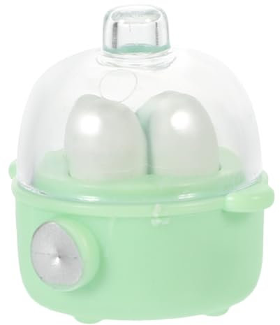 JOINPAYA Miniature Egg Cooker Model for Dollhouse Kitchen Play Realistic Kitchen Appliance Scene for Boys and Girls Role-playing Dollhouse Decoration Accessory