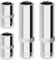 4-Piece 1/4 Drive Impact Socket Set Deep Shallow 10mm Metric Impact Socket 6-Point CR-V Steel Sockets Full Polishing Chrome Sockets for Car Repair Automotive Mechanical Maintenance Work