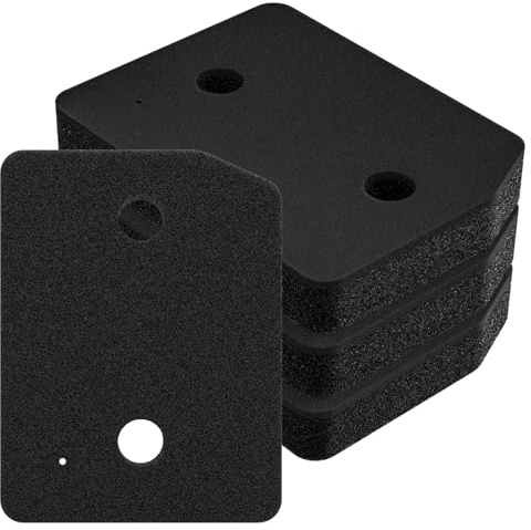 4 Pcs Filter passend für Miele T1 9164761 Trockner, für Miele T1 Filter | Ersatz Filter für Miele T1 Wärmepumpentrockner, Wäschetrockner Sockelfilter Schwammfilter Filtermatte