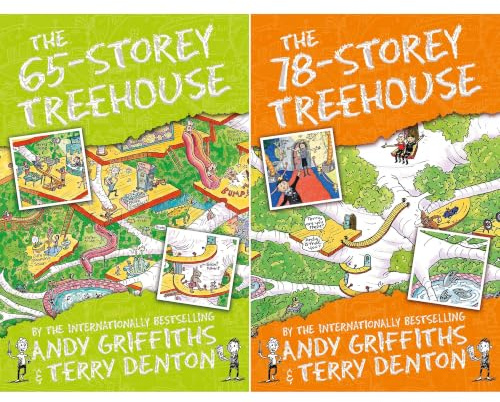 The Treehouse Collection: 2-Book Set by Andy Griffiths & Terry Denton (The 65-Storey Treehouse, The 78-Storey Treehouse)