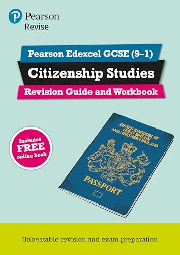 Pearson REVISE Edexcel GCSE Citizenship Revision Guide and Workbook Incl. online revision - for 2026, 2027 exams
