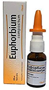 Euphorbium Sinus Relief nasal spray - rhinitis, chronic sinusitis, hay fever