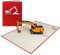 Sweetpopup® 3D Pop Up Karte Glückwunschkarte Geburtstagskarte Grußkarte Geschenkkarte Gutschein Männer Jungen Baumaschine Bauproject | Klappkarte Bagger, 200
