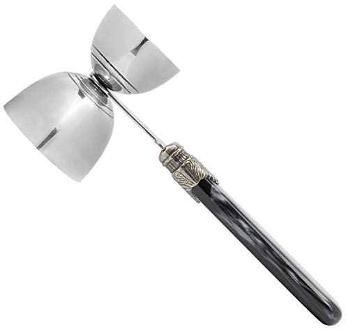 Urban Bar Hammer Jigger Classico Spirit Measures in Gift Box 18/8 Stainless Steel 25ml/50ml Model No UB4292