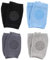 Winkwinky 4 Paar Baby-Knieschützer zum Krabbeln,rutschfeste elastische mit Gummipunkten für Jungen und Mädchen im Alter von 0–24 Monaten(schwarz blau grau dunkelgrau)