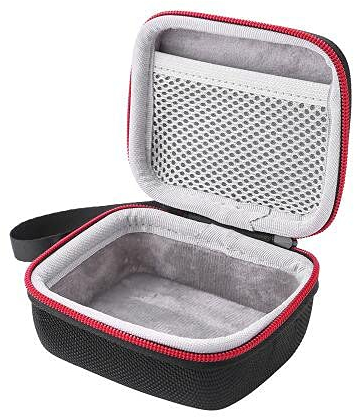 Eva Harte Hülle für JBL GO 2 Reisetasche Tragbare Tasche Handtasche für JBL GO 2 kleine Musikbox & Kabel Zubehör (Schwarz, one Size)