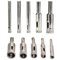 Treki 10 Piezas Broca Diamante Marmol Sierra de Vidrio Brocas para Azulejos Taladro Diamante Acero al Carbono Broca Porcelanico para Vidrio Cerámica Porcelana Azulejo Mármol Cristal