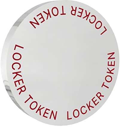 Harts 10 Units Trolley locker Token (OLD Round shape £1 coin size) 22.3mm x 3mm