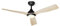 Klarstein Fiji Flow Deckenventilator Mit Beleuchtung – Smart App & Fernbedienung, Dimmbares LED, 6 Geschwindigkeiten, Sommer & Wintermodi, Leiser Betrieb, 132cm, Ahorn
