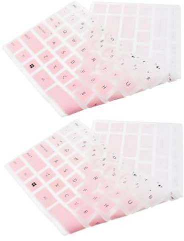 Artibetter 2pcs Silicone Keyboard Cover Pink Keyboard Film for -cstx Laptop Stickers for Adults
