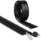 Kabelkanal Selbstklebend Flexibel Kabelschutz - 6M x 30mm x 10mm Flexibler Kabelkanal, Kabelkanal Boden Flach, Kabelkanal Flexibel für Haus, Büro, Schule, Lager (Schwarz)