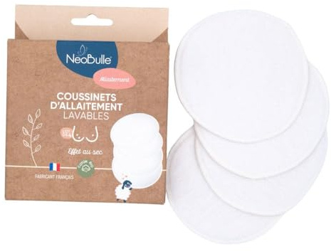 Stilleinlagen aus Bio-Baumwolle, optimale Saugfähigkeit, wasserdicht, 4 Stück