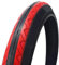 PFHKTO 14x1,35 Reifen Fahrrad |. 50-85psi 60TPI | 14 Zoll Faltradreifen Fahrradteile(Red)