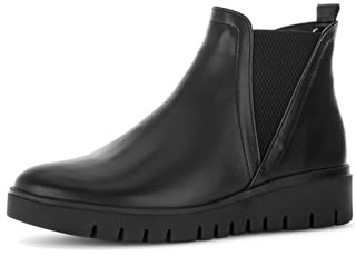 Gabor Women's Chelsea Boots, Women's Ankle Boots, Comfortable Extra Width (H), Black 57, 42 EU Weit