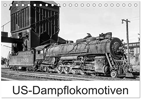 US-Dampflokomotiven (Tischkalender 2026 DIN A5 quer), CALVENDO Monatskalender: US-Dampflokomotiven des vergangenen Jahrhunderts (CALVENDO Technologie)