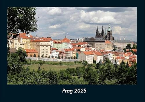 Prag 2025 Fotokalender DIN A4: Monatskalender mit Bild-Motiven aus Orten und Städten, Ländern und Kontinenten