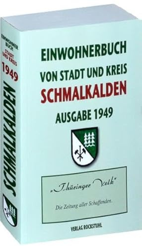 Einwohnerbuch | Adressbuch von Stadt und Kreis SCHMALKALDEN - Ausgabe 1949