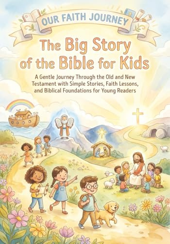 The Big Story of the Bible for Kids: A Gentle Journey Through the Old and New Testament with Simple Stories, Faith Lessons and Biblical Foundations for Young Readers