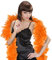 W WIDMANN MILANO Party Fashion - Federboa, Länge circa 180 cm, Feder-Schal, Accessoire, Kostüm, Karneval, Halloween