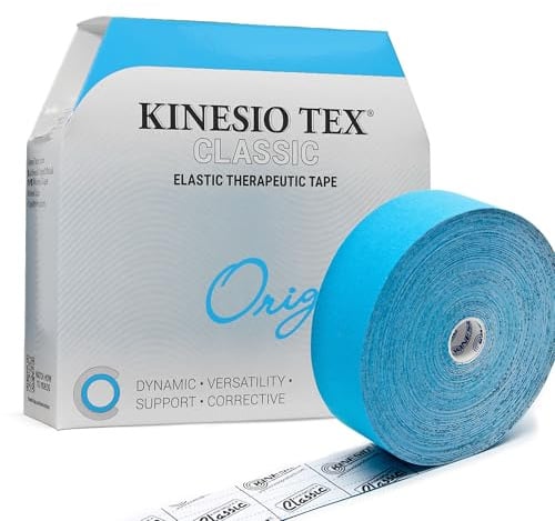 Kinesio - Rotolo di nastro classico, 31,5 m x 5 cm, colore: Blu